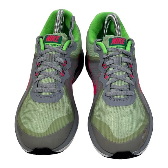 Nike Dual Fusion Women's Size 8 Neon Green Sneakers Shoes Running - Picture 2 of 10